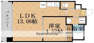プレジオ玉造【10階】の間取り