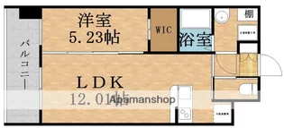 プレジオ玉造【4階】の間取り