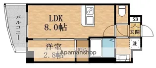 ALIVIS放出【4階】の間取り