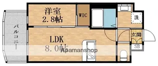 ALIVIS放出【11階】の間取り