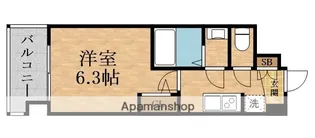 Alivis放出【2階】の間取り