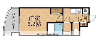 ALIVIS放出【4階】の間取り