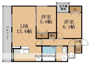 ティリア コート【3階】の間取り