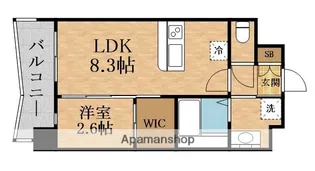 セレニテ新大阪アリエ【9階】の間取り