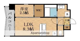 セレニテ新大阪アリエ【6階】の間取り