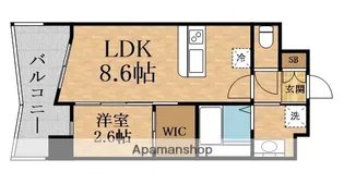 セレニテ新大阪アリエ【2階】の間取り