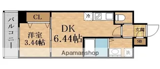 クローバー・グランデ今里【6階】の間取り