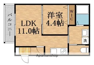 レジデンスコート京橋【2階】の間取り