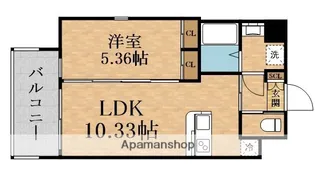 プレジオ城東【9階】の間取り