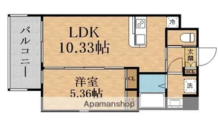 プレジオ城東【4階】の間取り