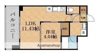 プレジオ城東【2階】の間取り