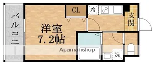 ステリア森ノ宮【2階】の間取り