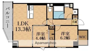 フォレスタ櫻【4階】の間取り
