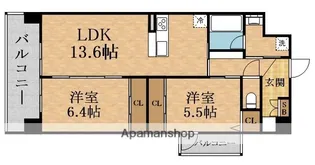 ARCOIRIS【4階】の間取り