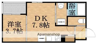 Z court 京橋【3階】の間取り