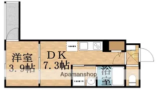 Z court 京橋【4階】の間取り