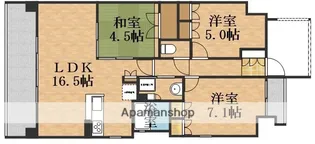 プレミスト都島パークフロント【2階】の間取り