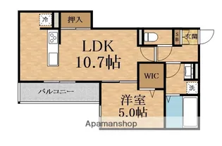 Clashist中宮3丁目【2階】の間取り