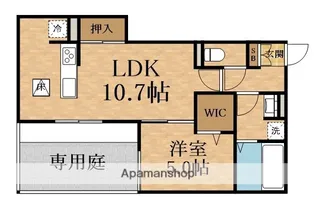 Clashist中宮3丁目【1階】の間取り