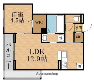 Clashist中宮3丁目【2階】の間取り