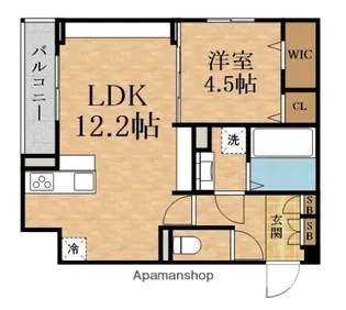 Clashist中宮3丁目【2階】の間取り