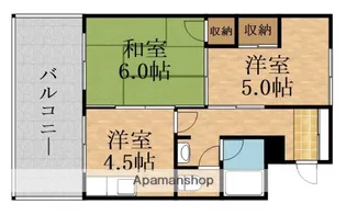 サン・システム千林駅前ビル【3階】の間取り