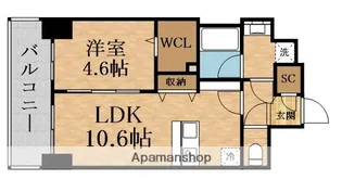 スプランディッド新大阪VIII【2階】の間取り