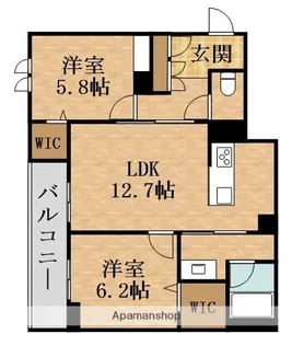 シャーメゾン ル リアン【3階】の間取り