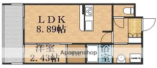 F-Crest Shin-Osaka【6階】の間取り