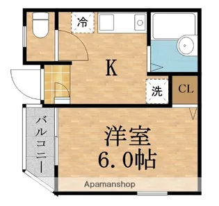 FC今福【1階】の間取り