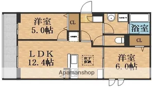 クラシスト深江北【1階】の間取り