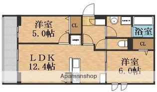 クラシスト深江北【2階】の間取り