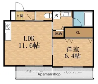 RIHITO鶴見【2階】の間取り