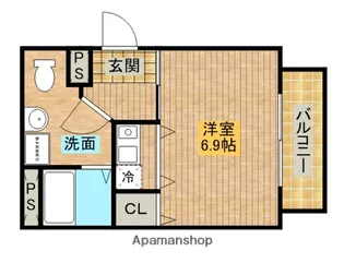 エヌエムディセット【2階】の間取り