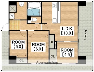フェニックス堺東【901.号室】の間取り