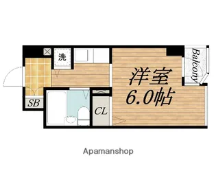 ジョイフル堺【4階】の間取り