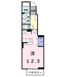 グリーンアンジュⅡ【1階】の間取り
