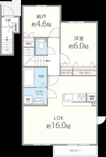 パストラーレシャルム【2階】の間取り