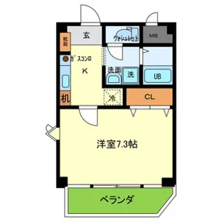 ビアンフェ【3階】の間取り
