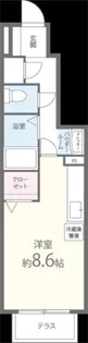 エスポワール久米田【1階】の間取り