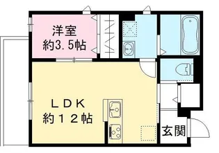 パストラル スプリング【205号室号室】の間取り