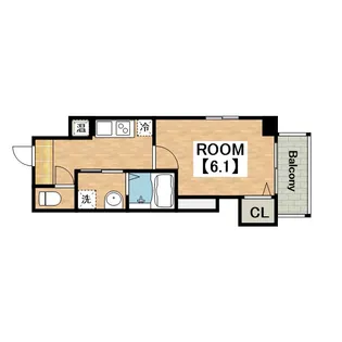 エヌエムスワサントセットイースト【1FA.号室】の間取り