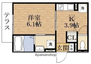 RIHITO堺東【101号室】の間取り