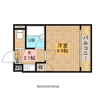 トゥリオーニ堺Ⅰ【5階】の間取り