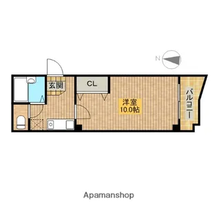 アップ・ロアー【5階】の間取り