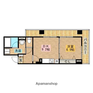 セントラル堺東【5階】の間取り