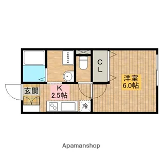 ルミエール中向陽【1階】の間取り