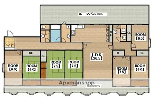 サンワード【4階号室】の間取り