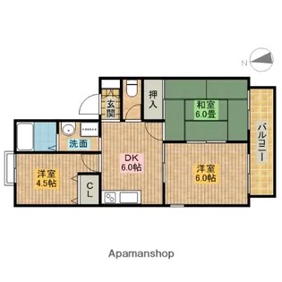 ミルキーウェイ【2階】の間取り