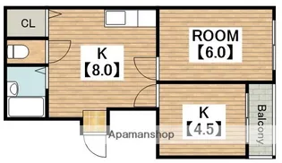 グレースガーデンⅡ【3階】の間取り